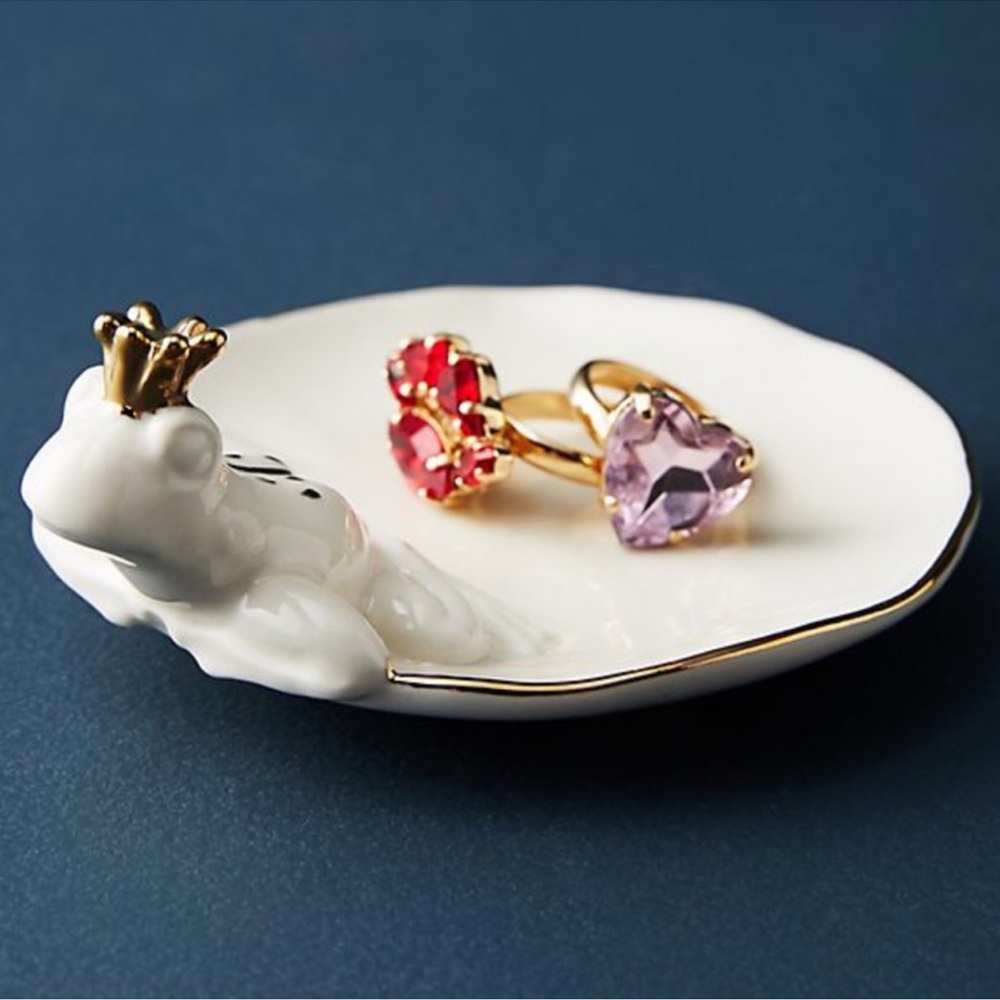 NWT Anthropologie Frog Prince Jewelry and Trinket Dish